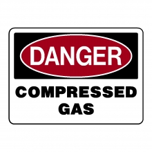 Danger Compressed Gas